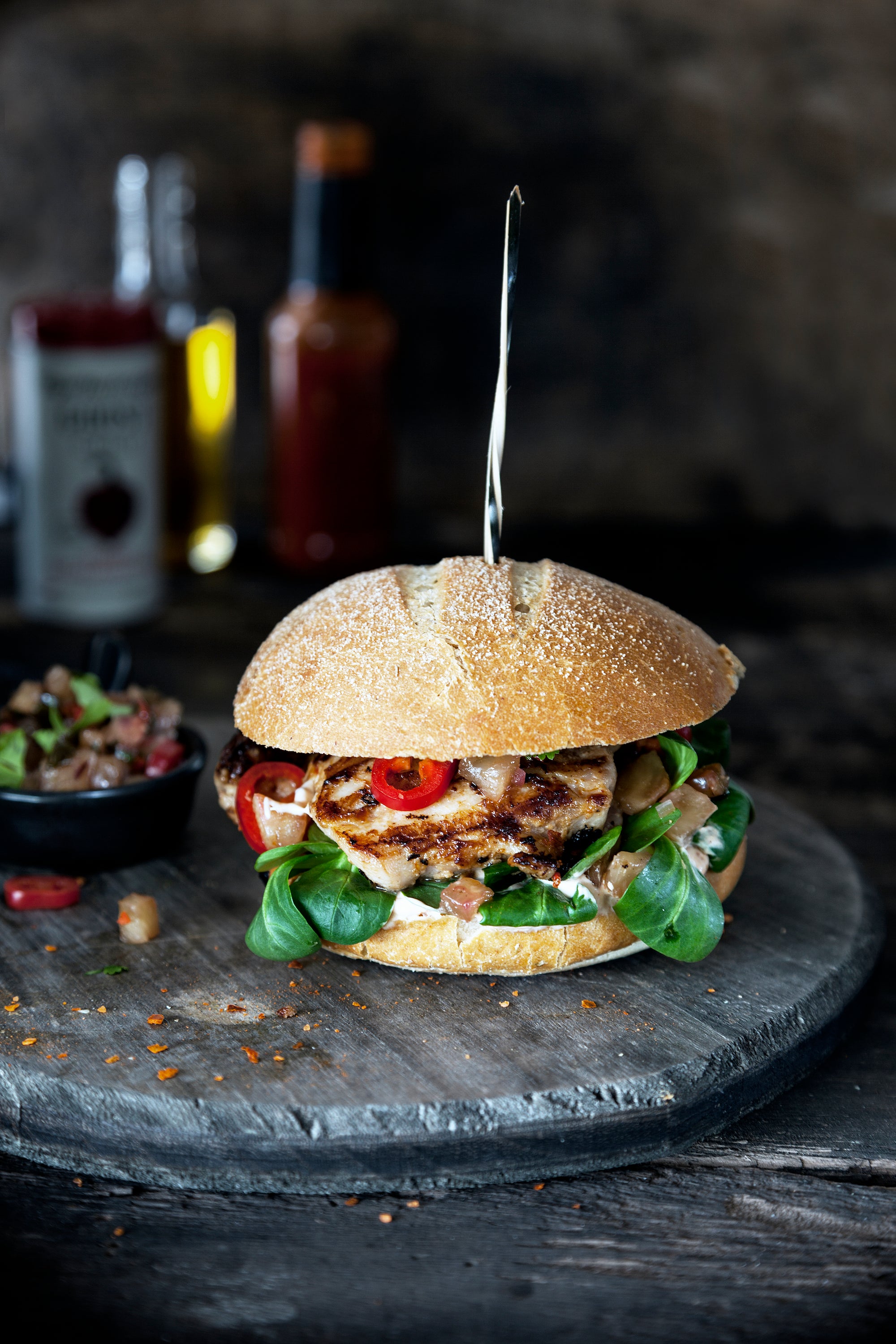 Ghost Chili Chicken Sandwich Ghost Chili Chicken Sandwich