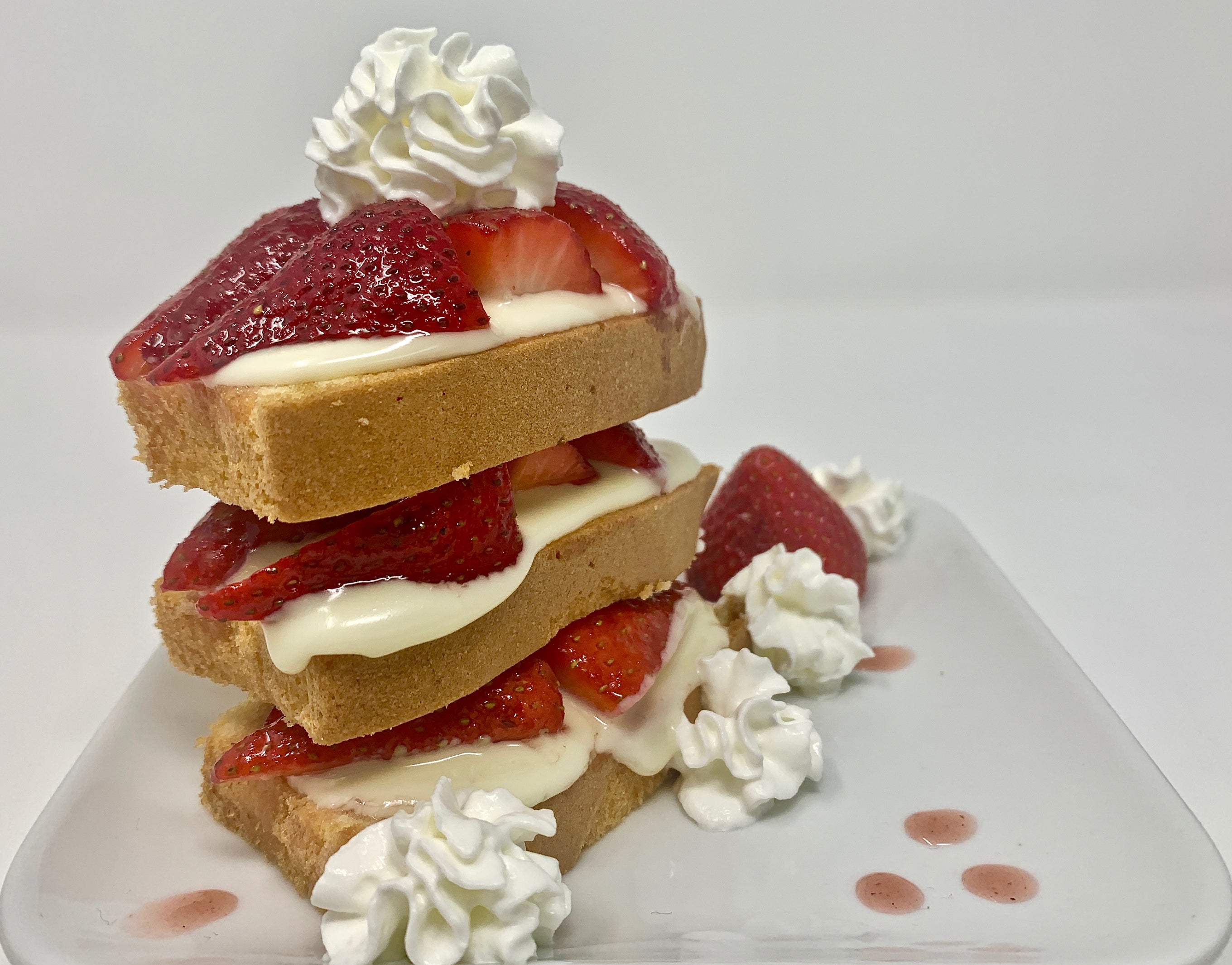 Lemon and Strawberry Rhubarb Shortcake Lemon and Strawberry Rhubarb Shortcake