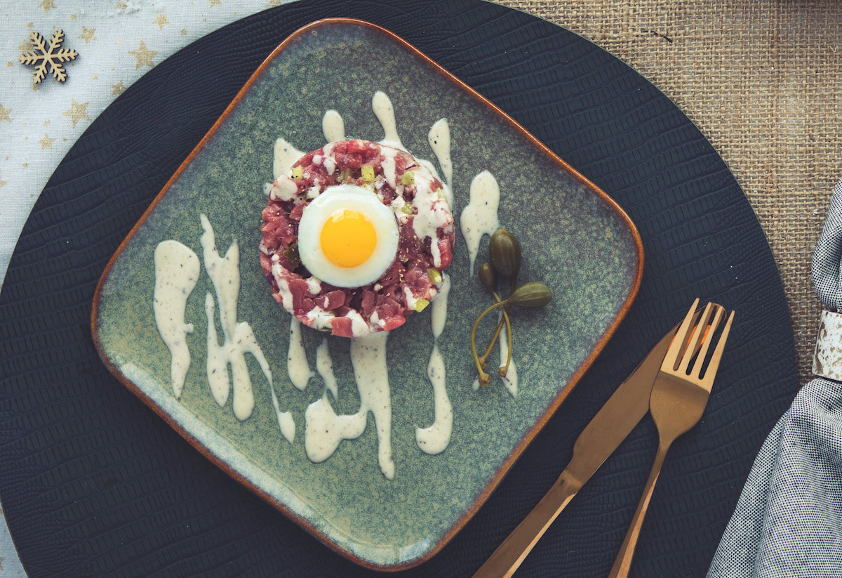 Tartare with Truffle Sauce Tartare with Truffle Sauce