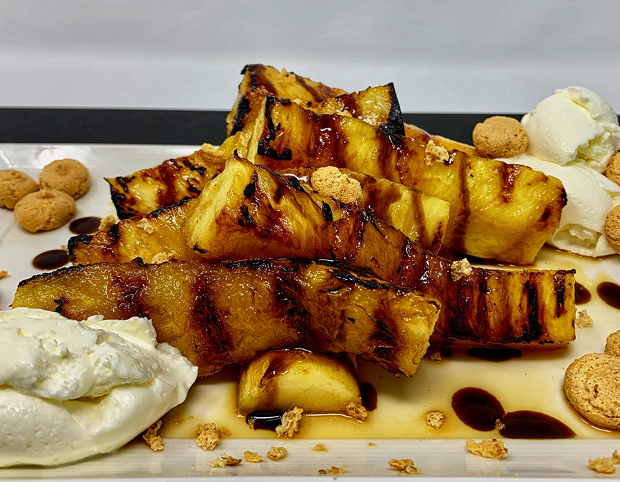Grilled Pineapple with Balsamic Glaze Grilled Pineapple with Balsamic Glaze