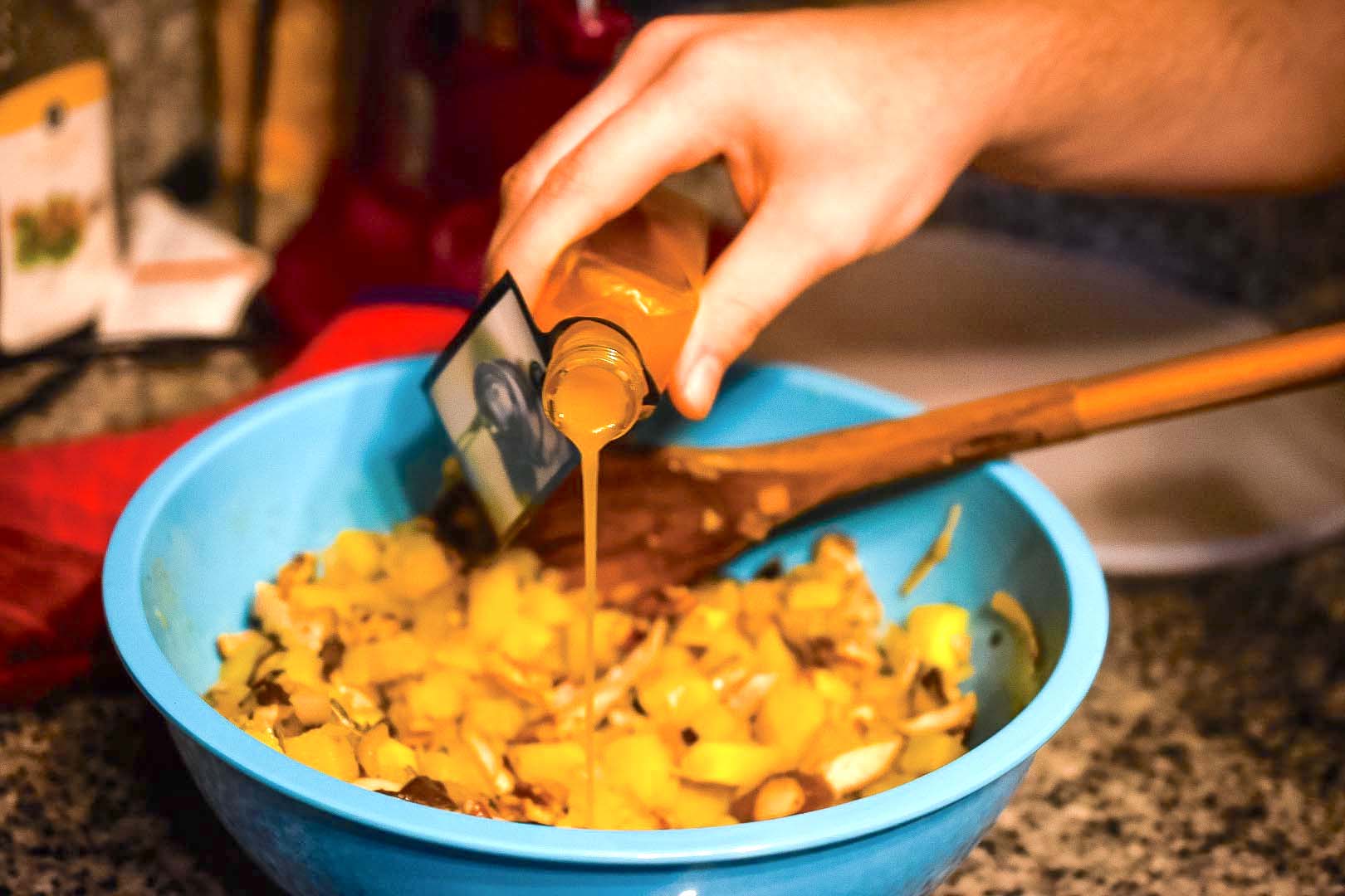 Squash and Pumpkin Vinaigrette Salad