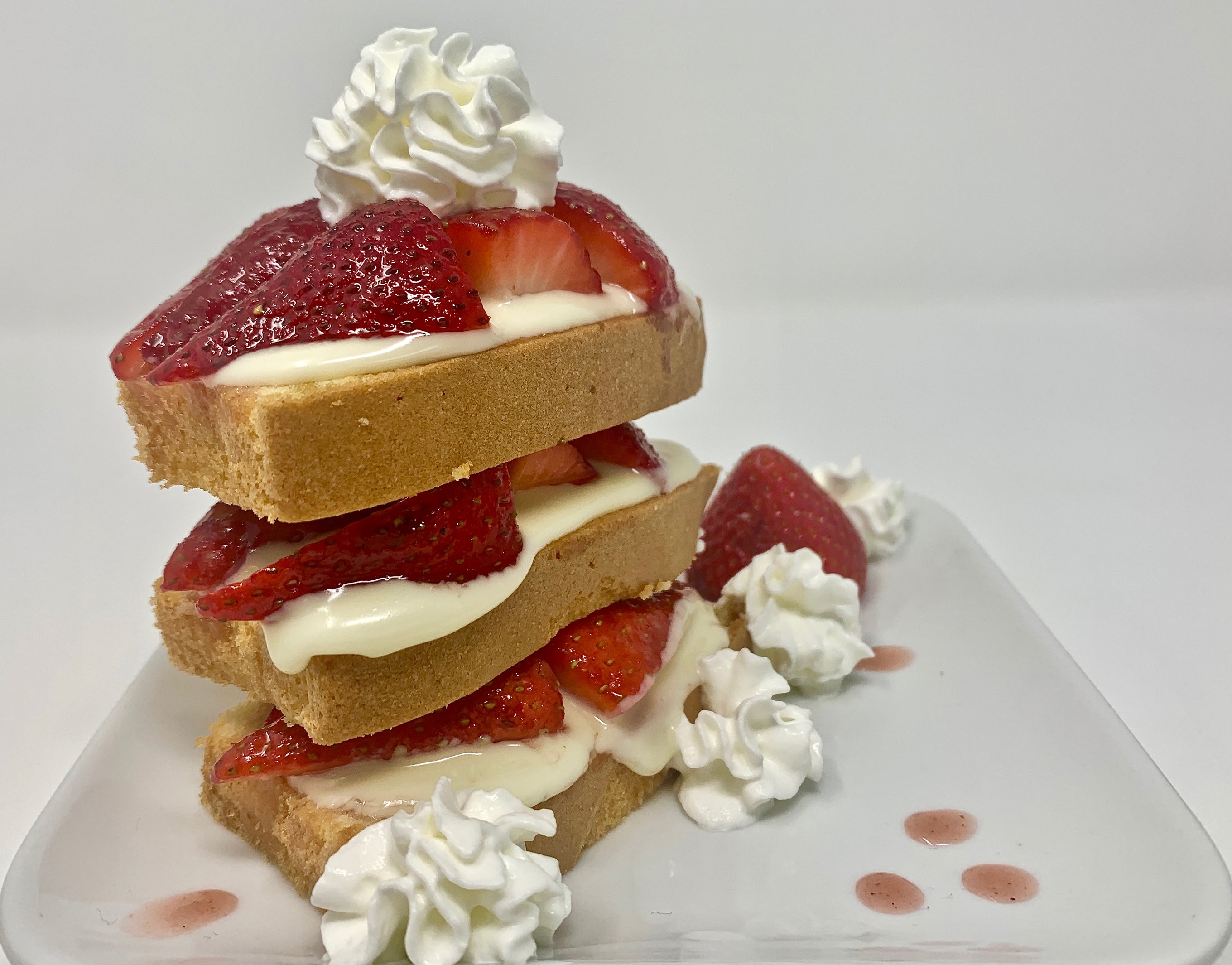 Lemon and Strawberry Rhubarb Shortcake