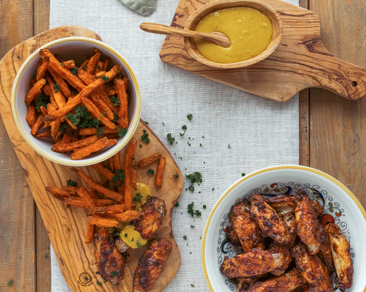 Marinated chicken wings