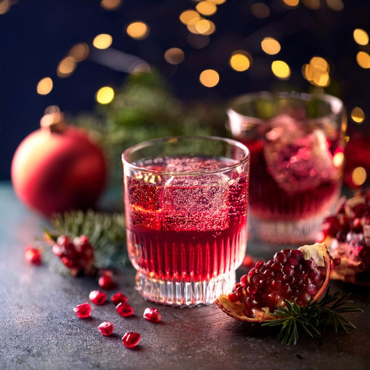 Holiday Pomegranate Sparkling Cocktail