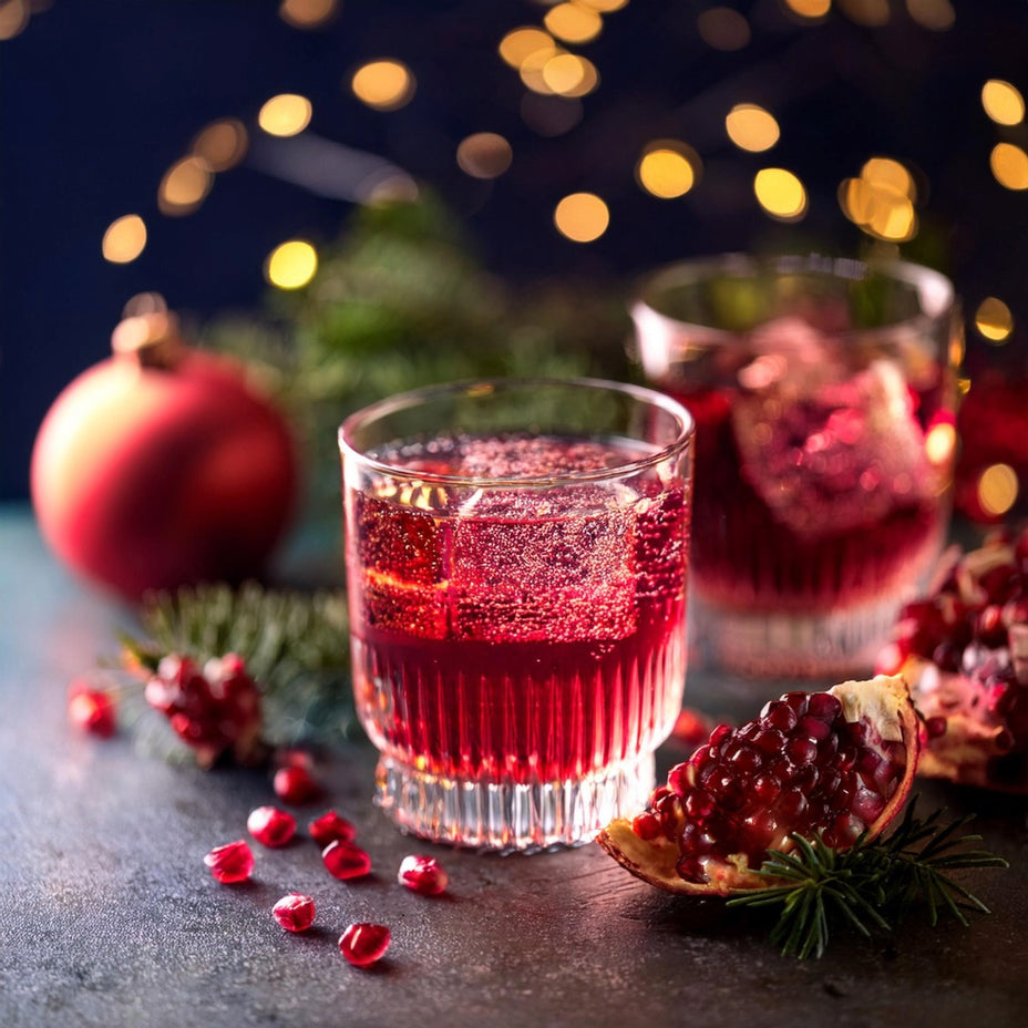 Holiday Pomegranate Sparkling Cocktail