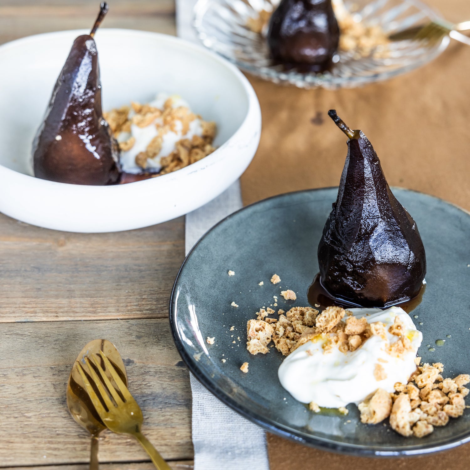 Stewed Balsamic Pears