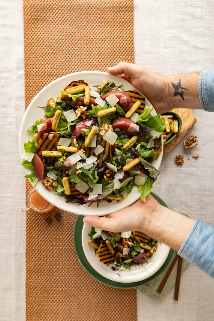 Stewed pear salad