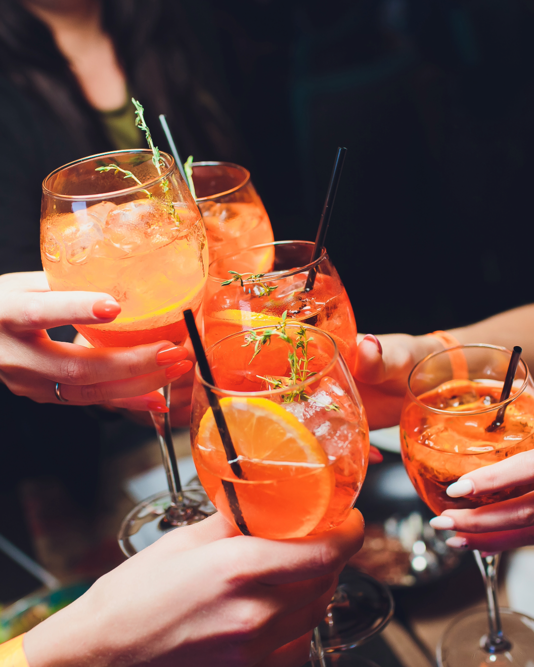 Orange Passion Fruit Aperol Spritz