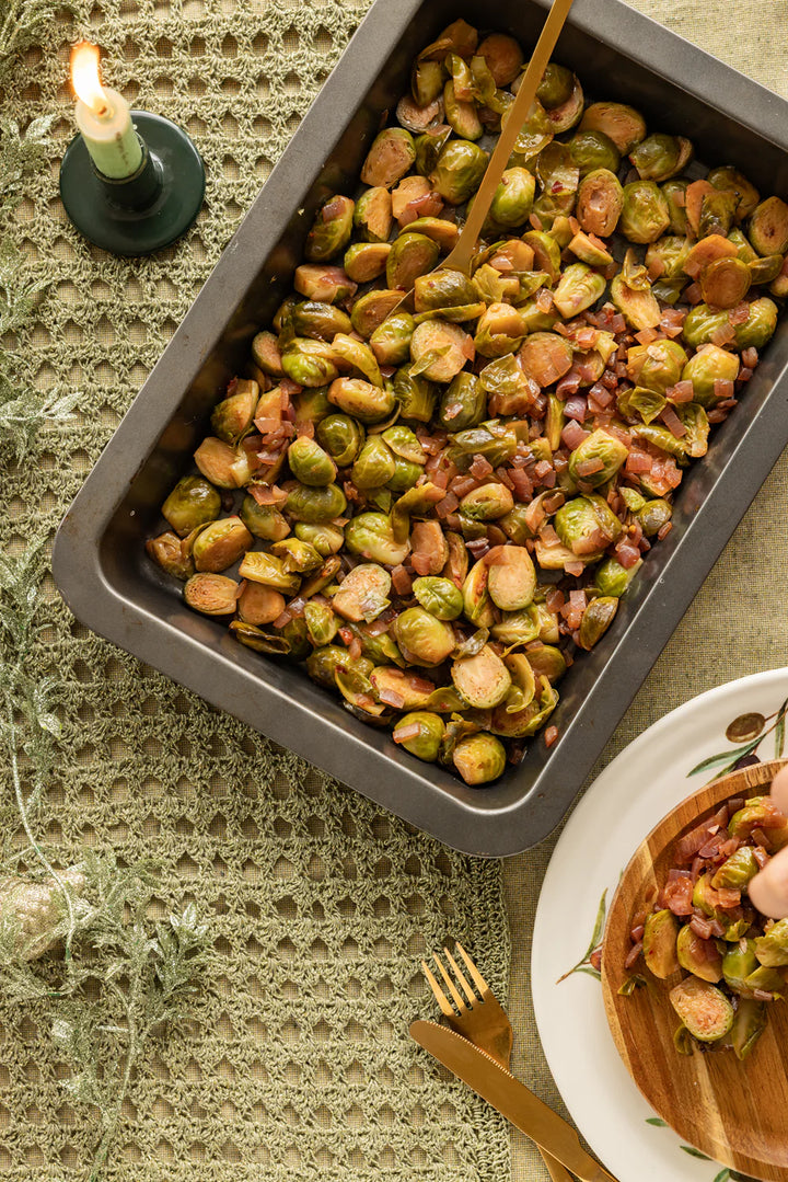 Braised Brussels sprouts