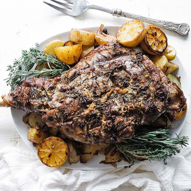 Classic Roasted Leg of Lamb