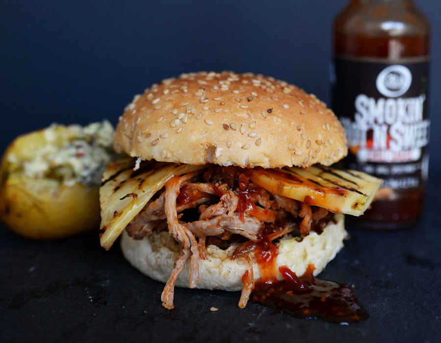 Pulled Pork with Grilled Pineapple