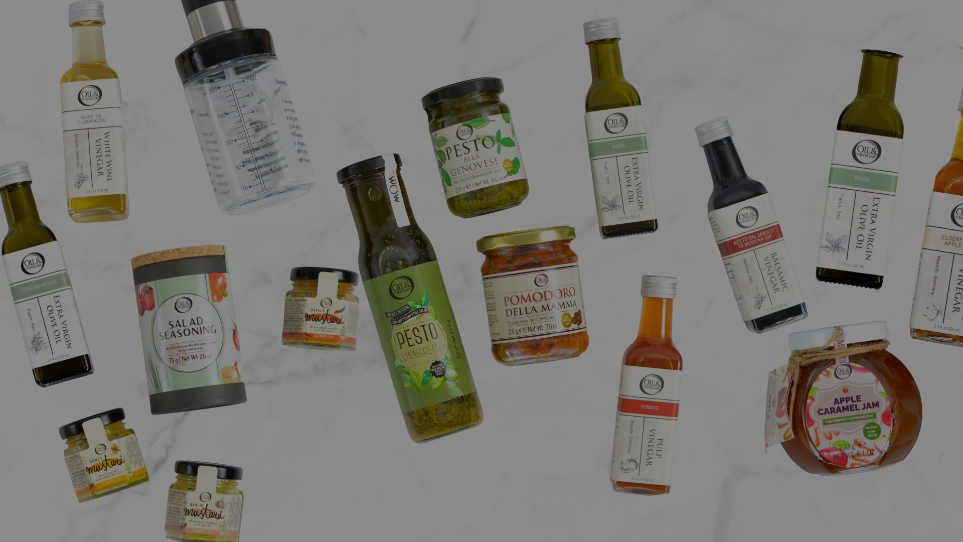 Gourmet gift items and mini pantry products