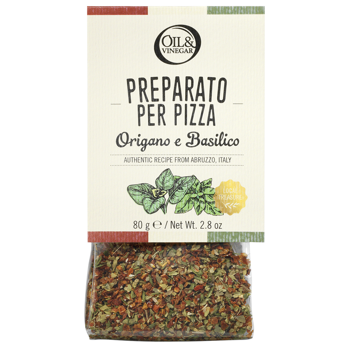 Preparato per Pizza: Origano e Basilico (80 g/2.8 oz)