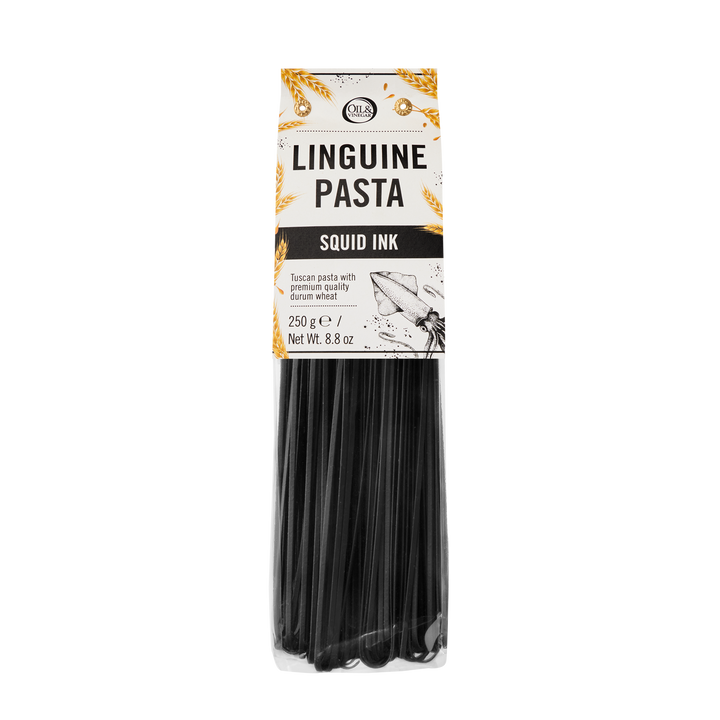 Pack of linguine pasta with squid ink