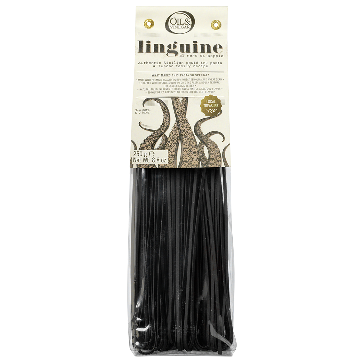 Linguine al Nero di Seppia (250 g/8.8 oz)