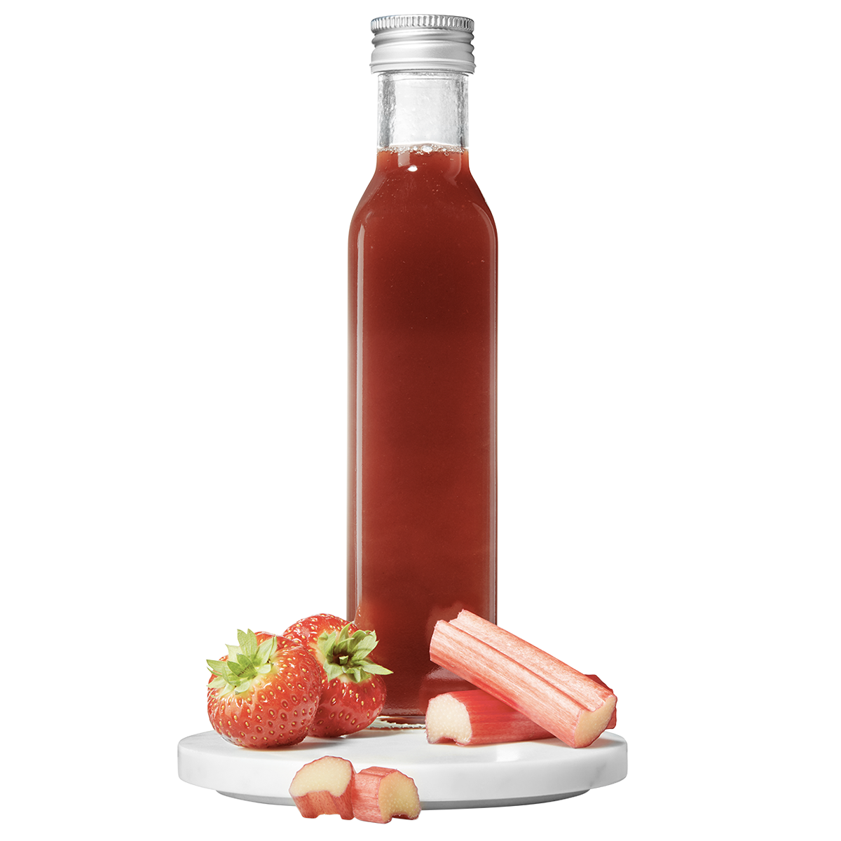 Strawberry Rhubarb Pulp Vinegar