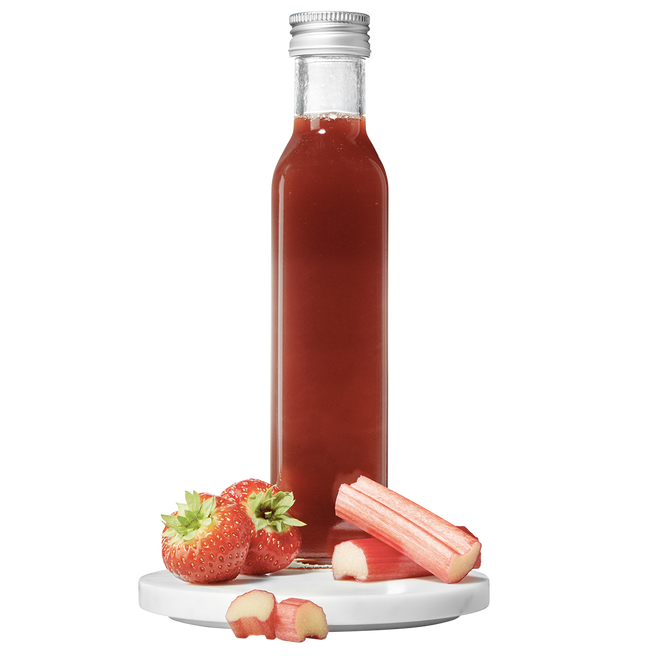 Strawberry Rhubarb Pulp Vinegar