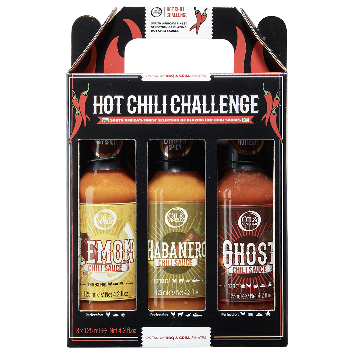 Hot Chili Challenge (3 x 125 ml/4.2 fl oz)