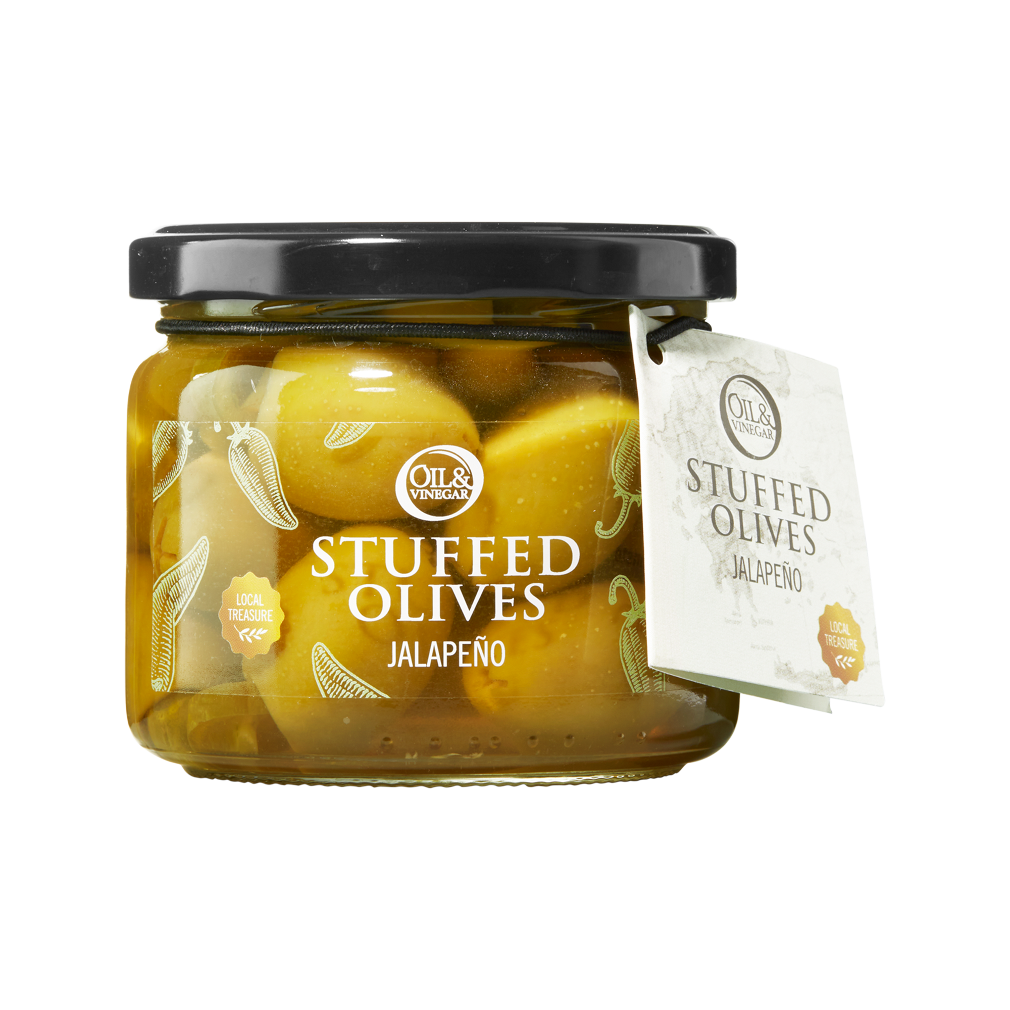Greek Olives Stuffed with Jalapeño - 300g