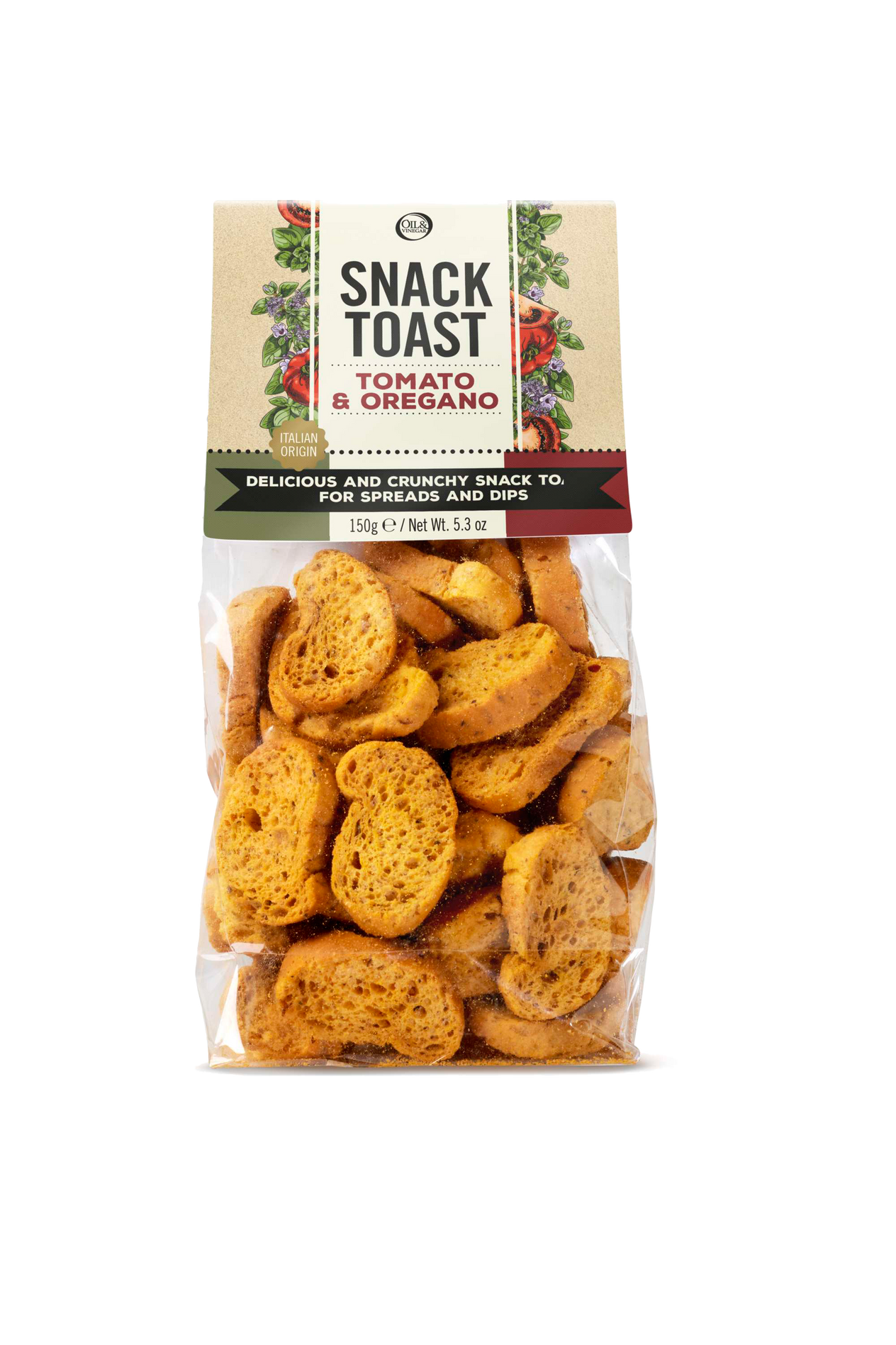 Snack Toast: Tomato & Oregano (150 g/5.3 oz)