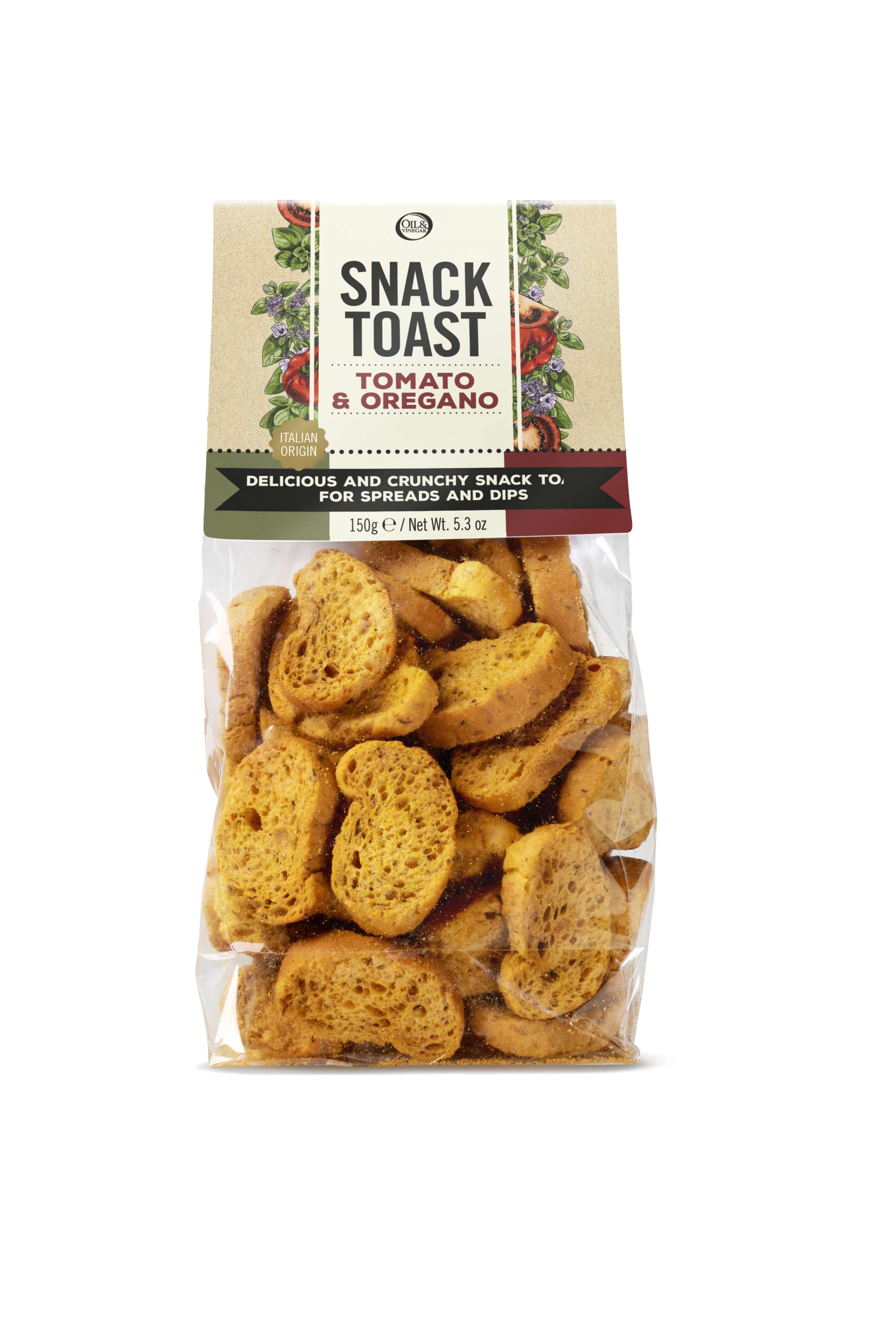 Snack Toast: Tomato & Oregano (150 g/5.3 oz)
