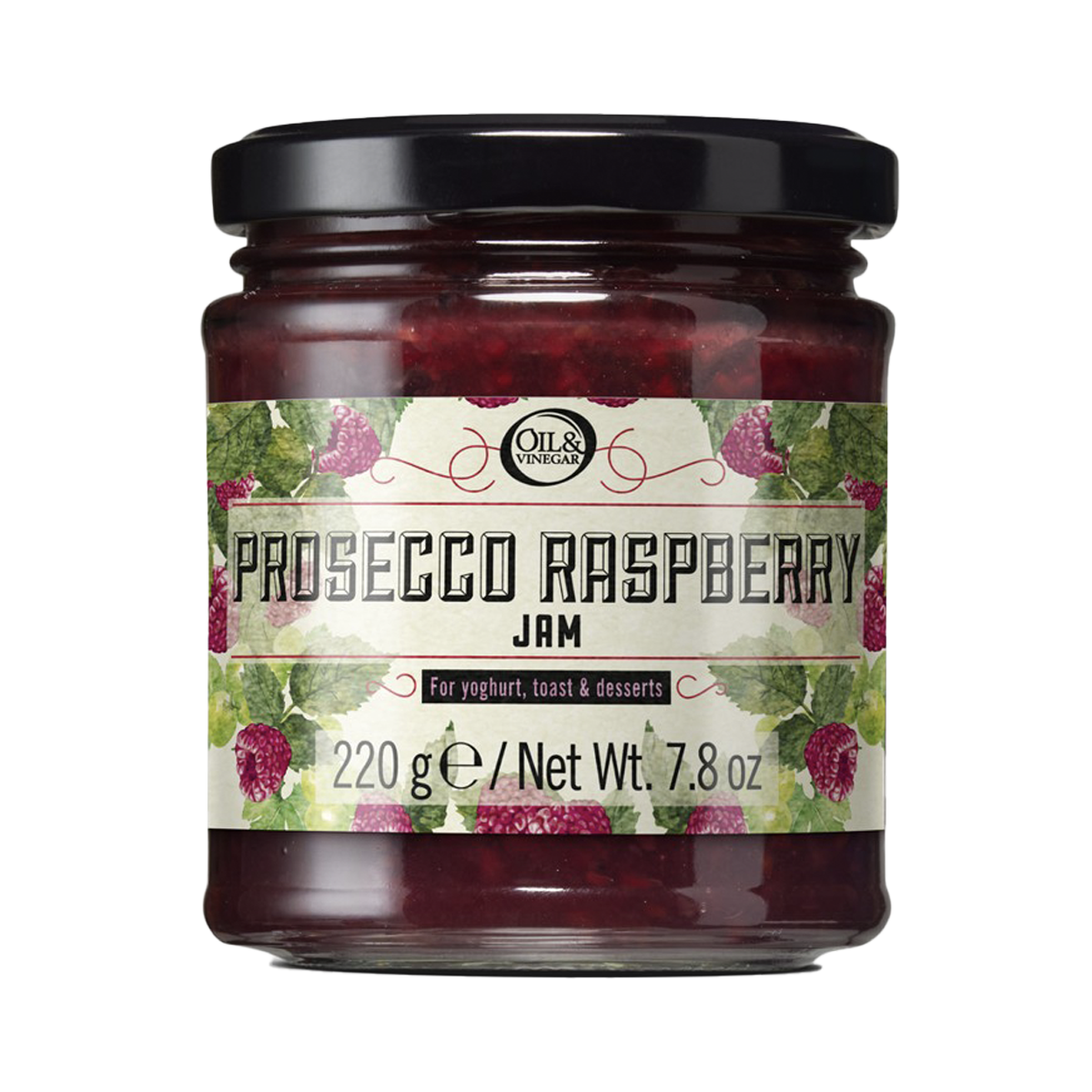 Prosecco Raspberry Jam (220 g/7.8 oz)