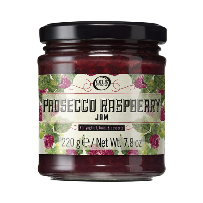 Prosecco Raspberry Jam (220 g/7.8 oz)