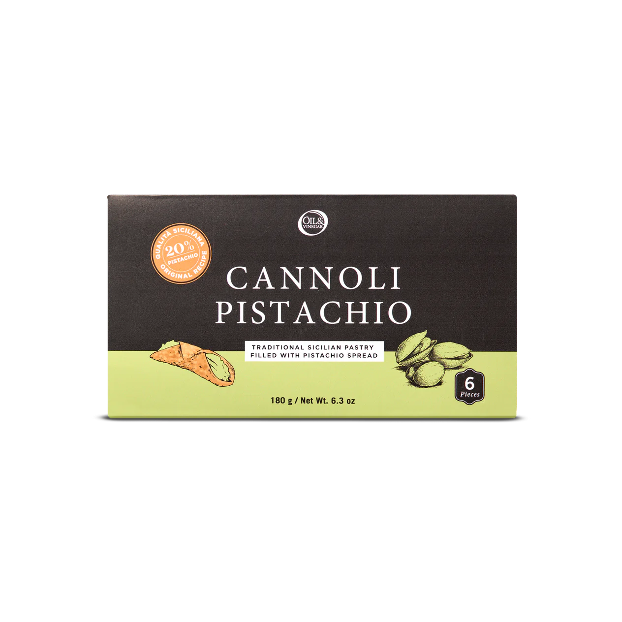 Cannoli pistachio 180g/6.35oz.