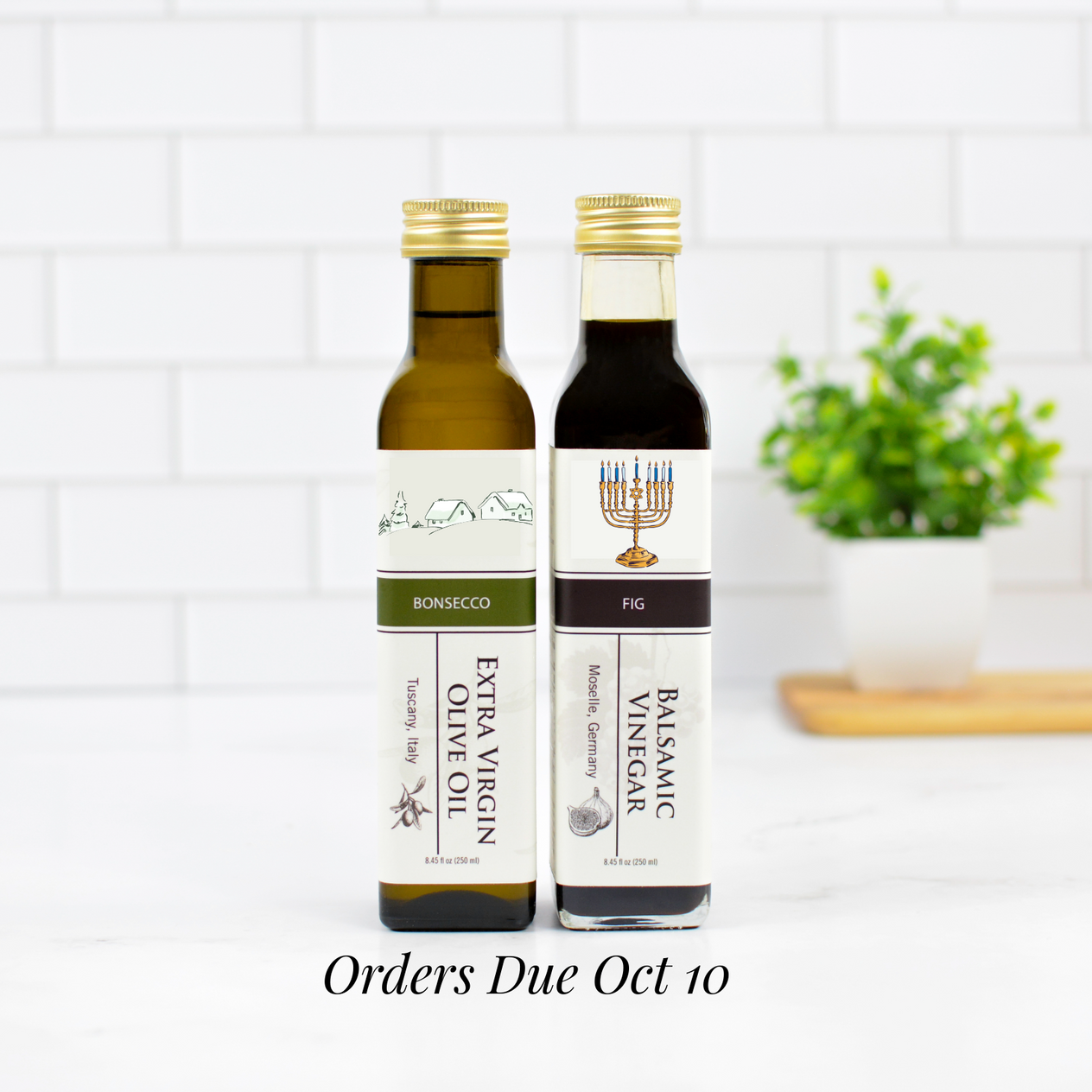 Create Your Own Holiday Olive Oil Bottle  – 250ml
