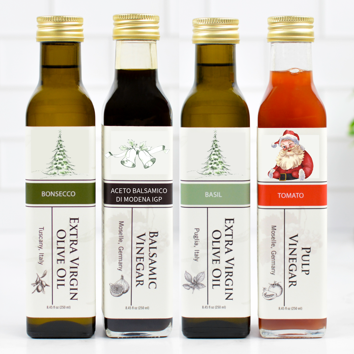 Holiday Cheer Bottles -Pick Your Perfect 250ml Pair