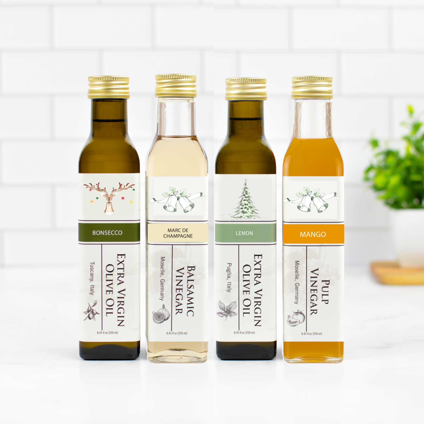 Holiday Cheer Bottles -Pick Your Perfect 250ml Pair