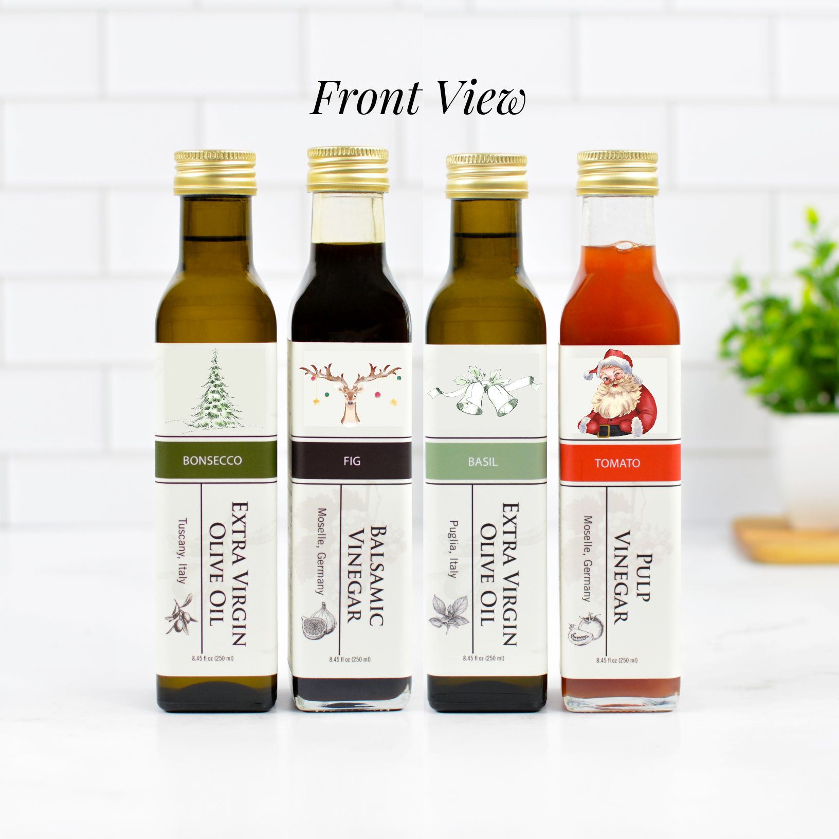 Create Your Own Holiday Olive Oil Bottle  – 250ml