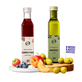 Koroneiki Extra Virgin Olive Oil & Summer Fruit Vinegar 2x250ml