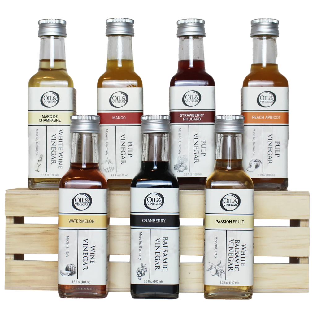 Deluxe Shrub Vinegar Sampler Set (7 x 100ml) | Oil & Vinegar USA