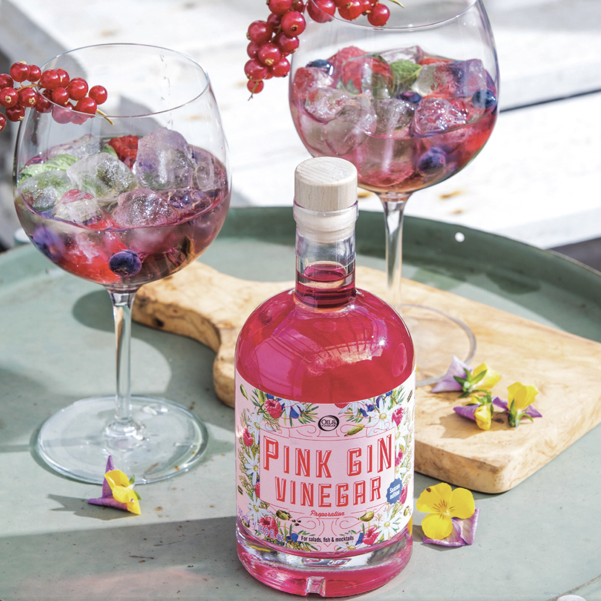 Pink Gin Vinegar (500 ml/16.8 fl oz)