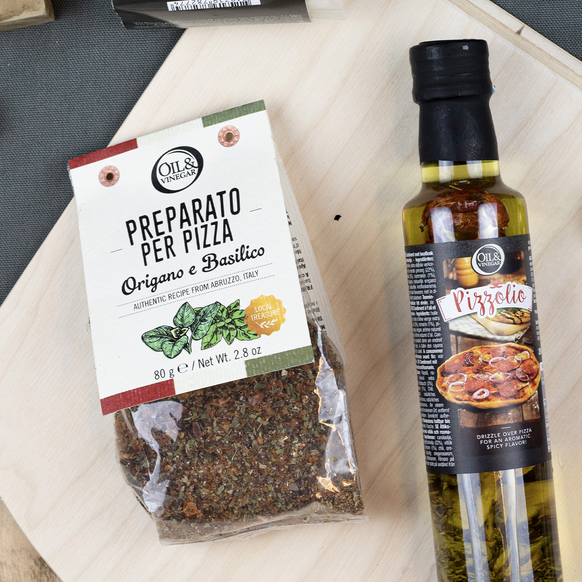 Preparato per Pizza Origano e Basilico 80 g 2.8 oz Oil Vinegar USA