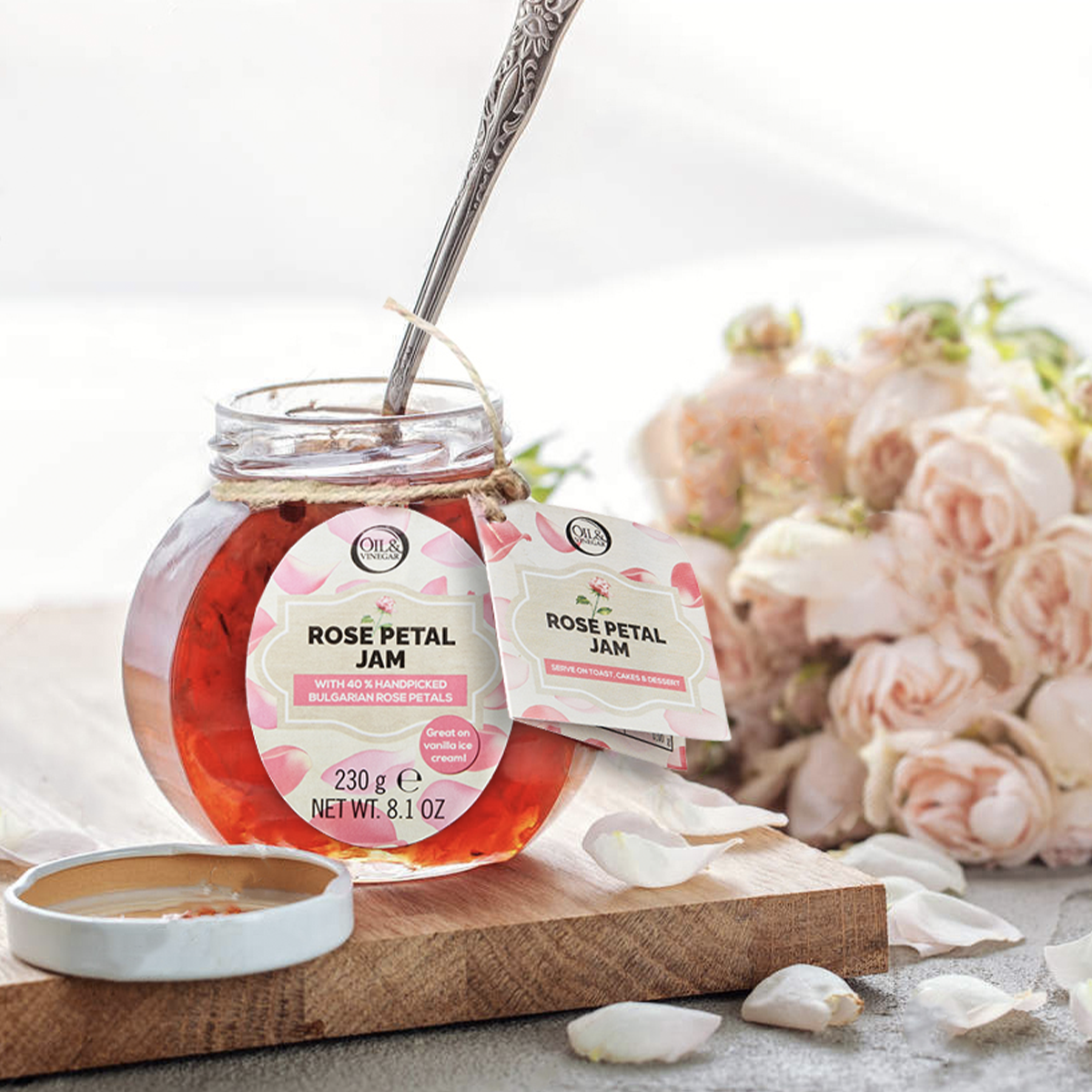 Rose Petal Jam (230 g/8.1 oz)