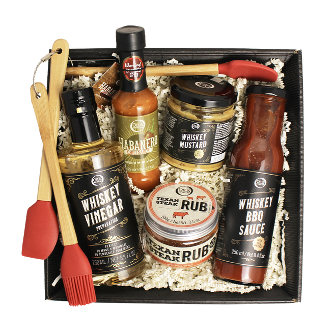 Whiskey BBQ Gift Set