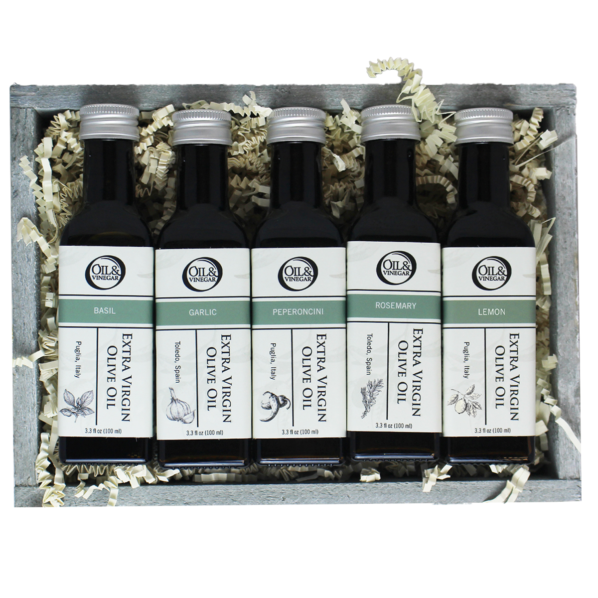 Crushed EVOO Collection (5 x 100ml)