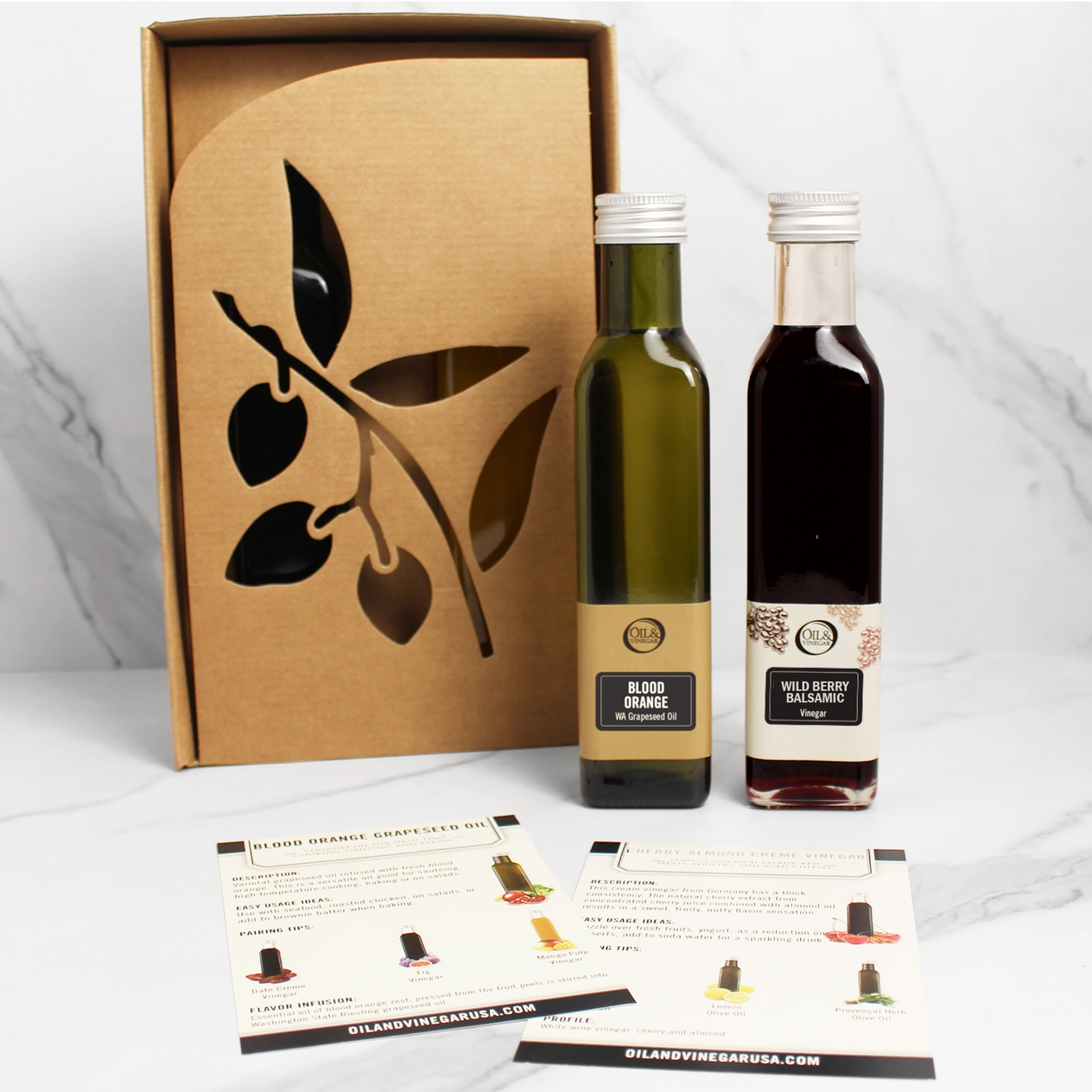 Blood Orange Grapeseed Oil & Wild Berry Balsamic Vinegar - 2x250ml